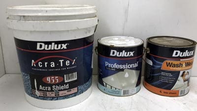Paint tins